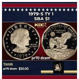 1979-s Ty 1 Proof Susan B. Anthony Dollar $1 pr70