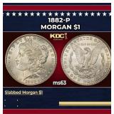 1882-p Morgan Dollar $1 Grades Select Unc