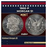 1900-p Morgan Dollar $1 Grades Choice+ Unc