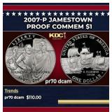 2007-P Jamestown Proof Modern Commem Dollar $1 pr7