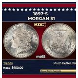 1897-s Morgan Dollar $1 Grades GEM Unc