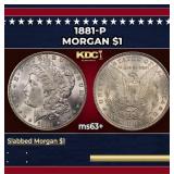 1881-p Morgan Dollar $1 Grades Select+ Unc