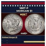 1887-p Morgan Dollar $1 Grades Select Unc