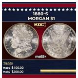1880-s Morgan Dollar $1 Grades GEM+ Unc