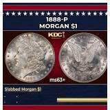 1888-p Morgan Dollar $1 Grades Select+ Unc