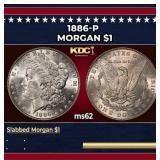 1886-p Morgan Dollar $1 Grades Select Unc