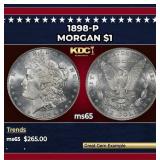 1898-p Morgan Dollar $1 Grades GEM Unc