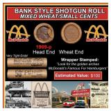 Lincoln Wheat Cent 1c Mixed Roll Orig Brandt McDon