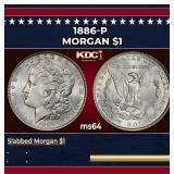 1886-p Morgan Dollar $1 Grades Choice Unc