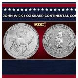 John Wick 1 oz Silver Continental Coin