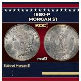 1880-p Morgan Dollar $1 Grades Select Unc