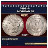 1898-p Morgan Dollar $1 Grades Choice+ Unc
