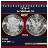 1879-p Morgan Dollar $1 Grades GEM Unc