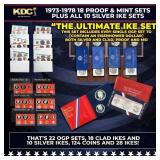 THE ULTIMATE IKE DOLLAR SET 1971-1978 All 32 Proof