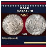 1886-p Morgan Dollar $1 Grades Select Unc