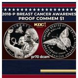 2018-p Breast Cancer Awareness Proof Modern Commem