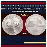 2013-w 5-Star Generals Marshall & Eisenhower Moder