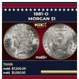 1881-o Morgan Dollar $1 ms65+ SEGS