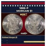1886-p Morgan Dollar $1 Grades Select+ Unc