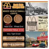 Lincoln Wheat Cent 1c Mixed Roll Orig Brandt McDon