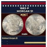 1883-p Morgan Dollar $1 Grades Choice Unc