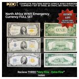 Complete 1934/1935 North Africa WWII Emergency Cur