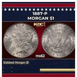1887-p Morgan Dollar $1 Grades Select Unc