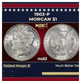 1903-p Morgan Dollar $1 Grades Select Unc