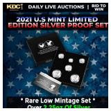 RARE 2021 United States Mint Limited Edition Silve