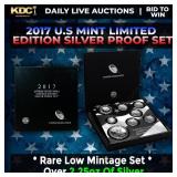 RARE 2017 United States Mint Limited Edition Silve