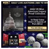 2006 U.S. Mint American Legacy Collection Set 12 C