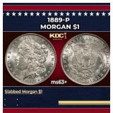 1889-p Morgan Dollar $1 Grades Select+ Unc