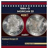 1884-o Morgan Dollar $1 Grades Choice+ Unc