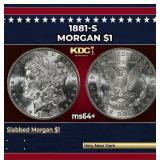 1881-s Morgan Dollar $1 Grades Choice+ Unc