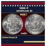1886-p Morgan Dollar $1 Grades Select+ Unc