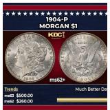 1904-p Morgan Dollar $1 Grades Select Unc