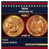 1908 Indian Cent . 1c Grades GEM Unc RD