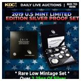 RARE 2019 United States Mint Limited Edition Silve