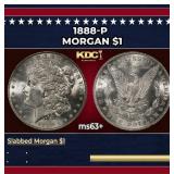 1888-p Morgan Dollar $1 Grades Select+ Unc