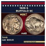 1929-s Buffalo Nickel 5c Grades GEM Unc