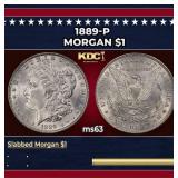1889-p Morgan Dollar $1 Grades Select Unc