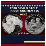 2008-s Bald Eagle Proof Modern Commem Half Dollar