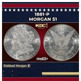 1881-p Morgan Dollar $1 Grades Select+ Unc