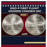 2003-p First Flight Modern Commem Half Dollar 50c