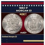 1882-p Morgan Dollar $1 Grades Select+ Unc