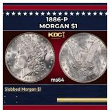 1886-p Morgan Dollar $1 Grades Choice Unc