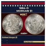 1884-o Morgan Dollar $1 Grades Choice+ Unc