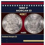 1888-p Morgan Dollar $1 Grades Choice Unc