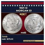 1921-d Morgan Dollar $1 Grades GEM Unc