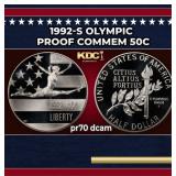 1992-s Olympic Proof Modern Commem Half Dollar 50c